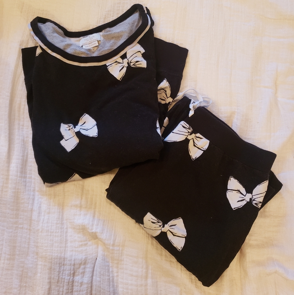 Black and White bow Kate Spade pajamas